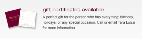 gift certifcate